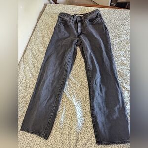 LEVI'S Women's Black Dad Jean